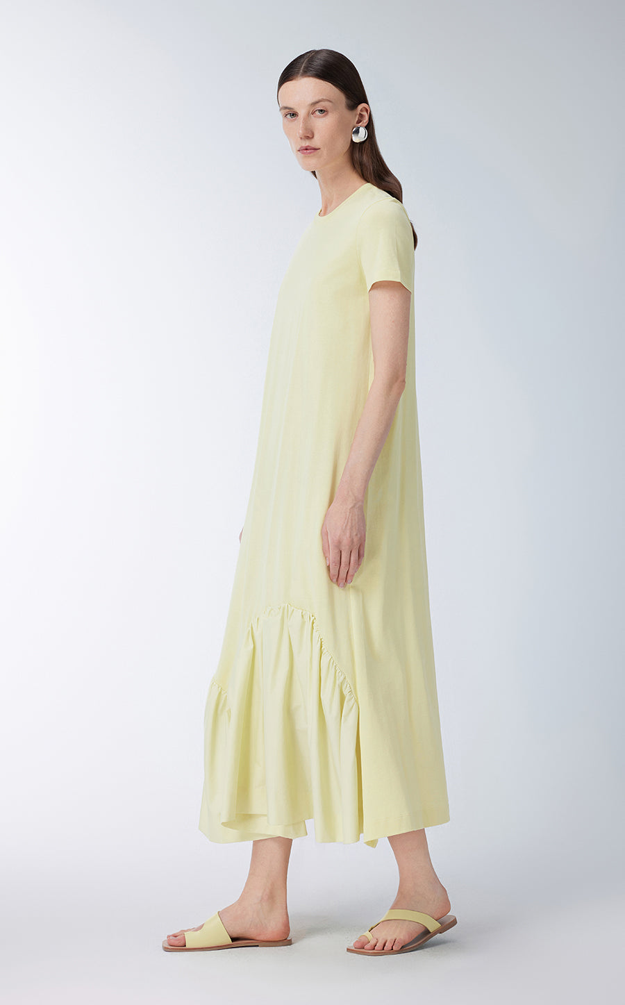 Dress / JNBY Short-sleeve Spliced Cotton Dress
