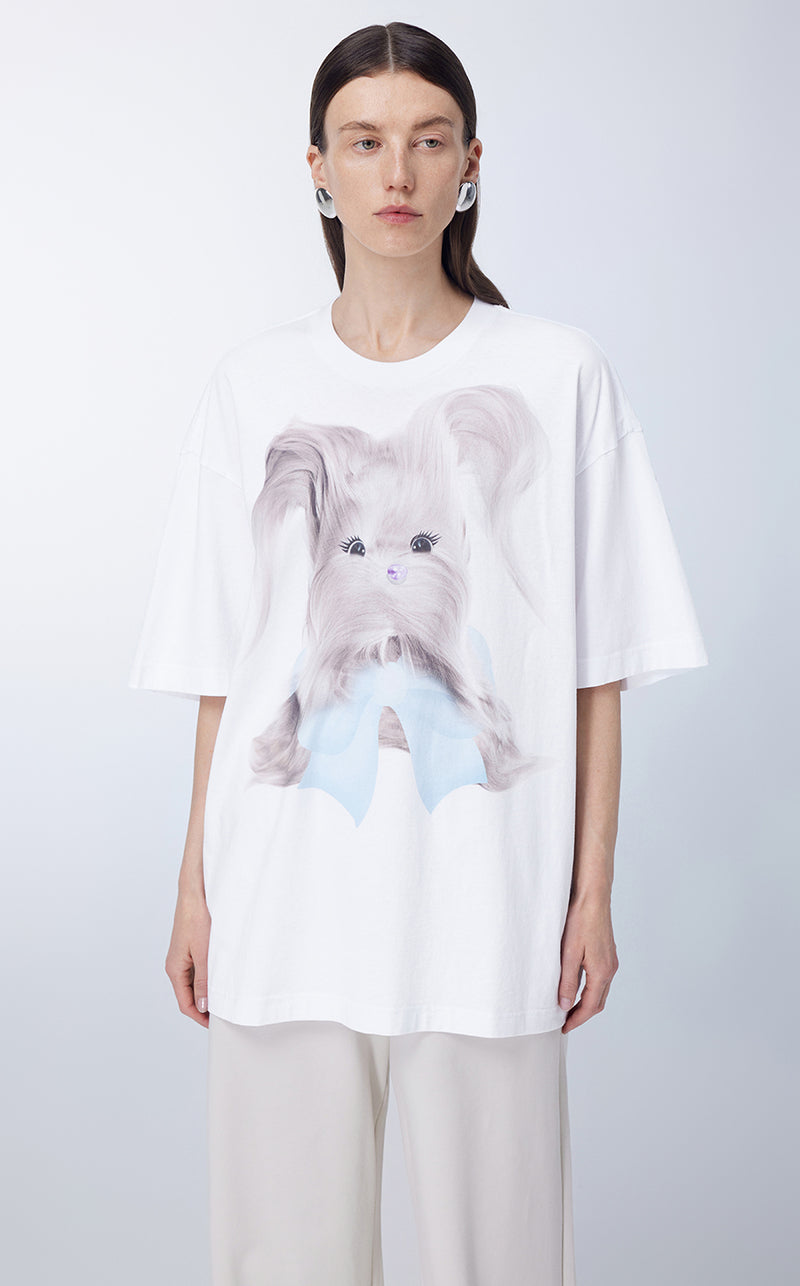 T-Shirt/JNBY Oversize Short-sleeved T-Shirt White