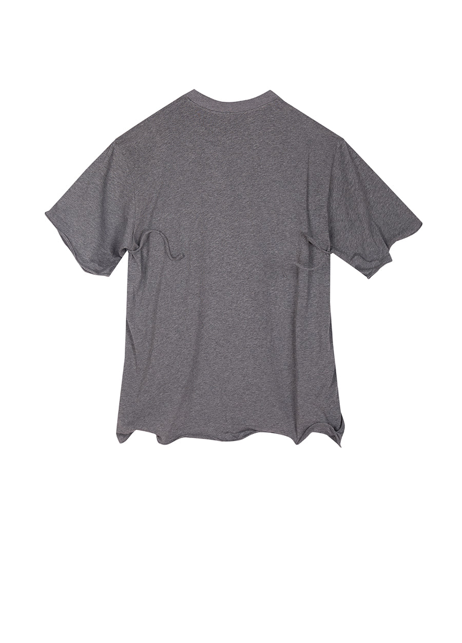 T-shirt /JNBY Drawstring Aluminum Wire Cotton T-shirt