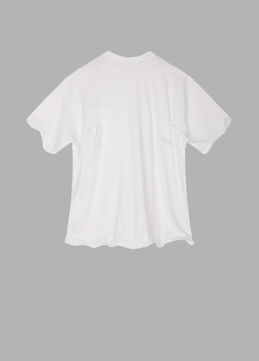 T-shirt /JNBY Drawstring Aluminum Wire Cotton T-shirt