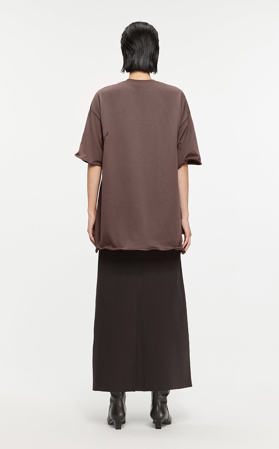 T-shirt /JNBY Drawstring Aluminum Wire Cotton T-shirt