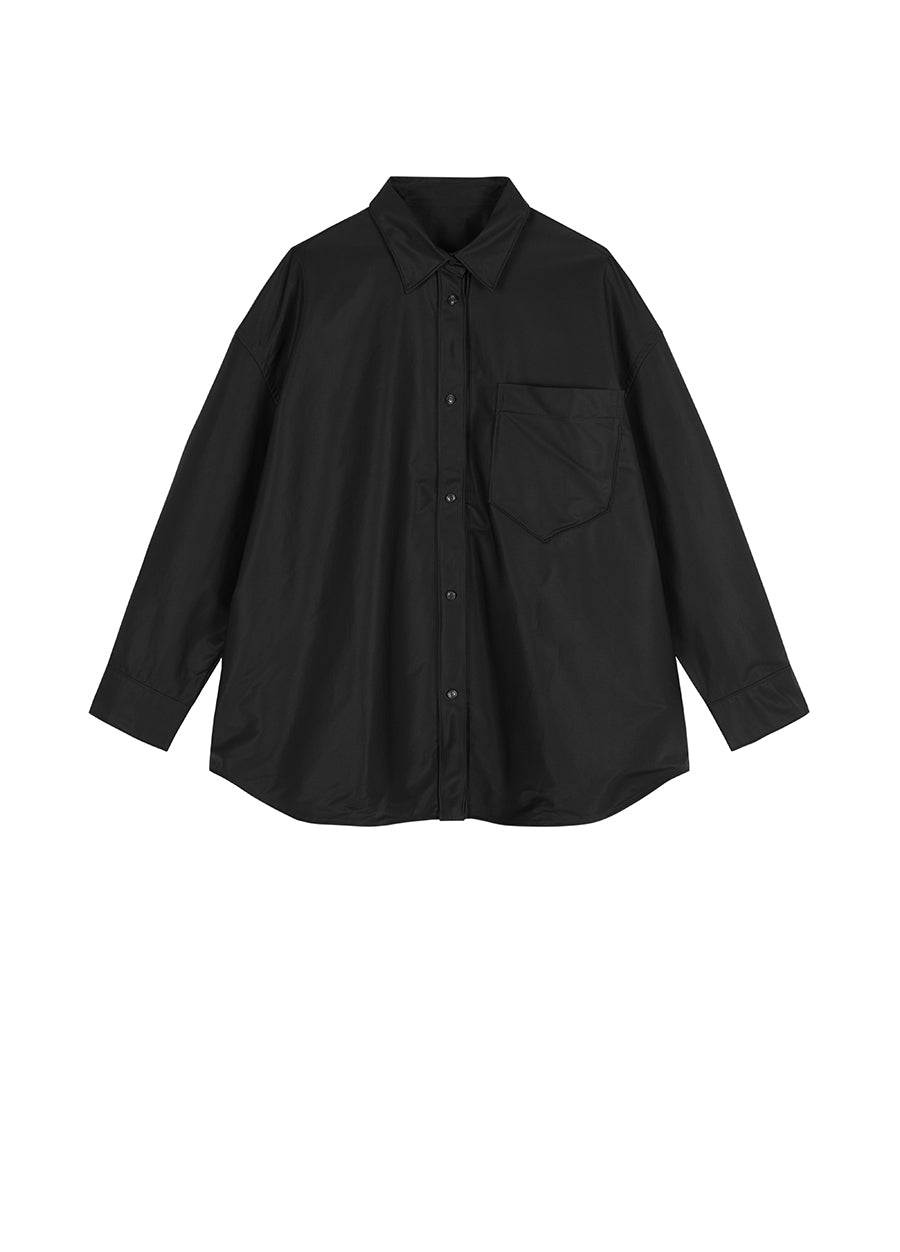 Shirt/JNBY Drawstring Aluminum Wire Long-sleeved Shirt