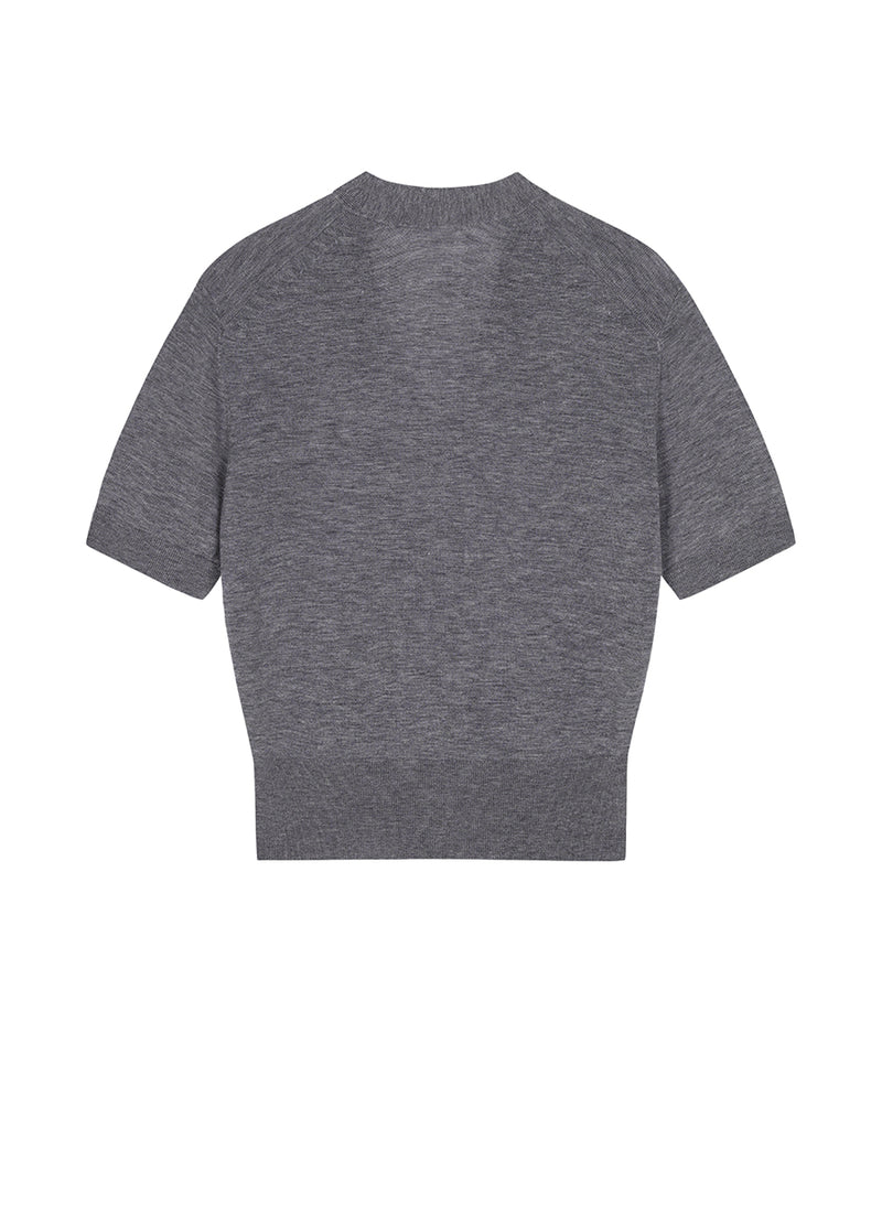Sweater/JNBY V-neck Slim Fit Short-sleeved Sweater