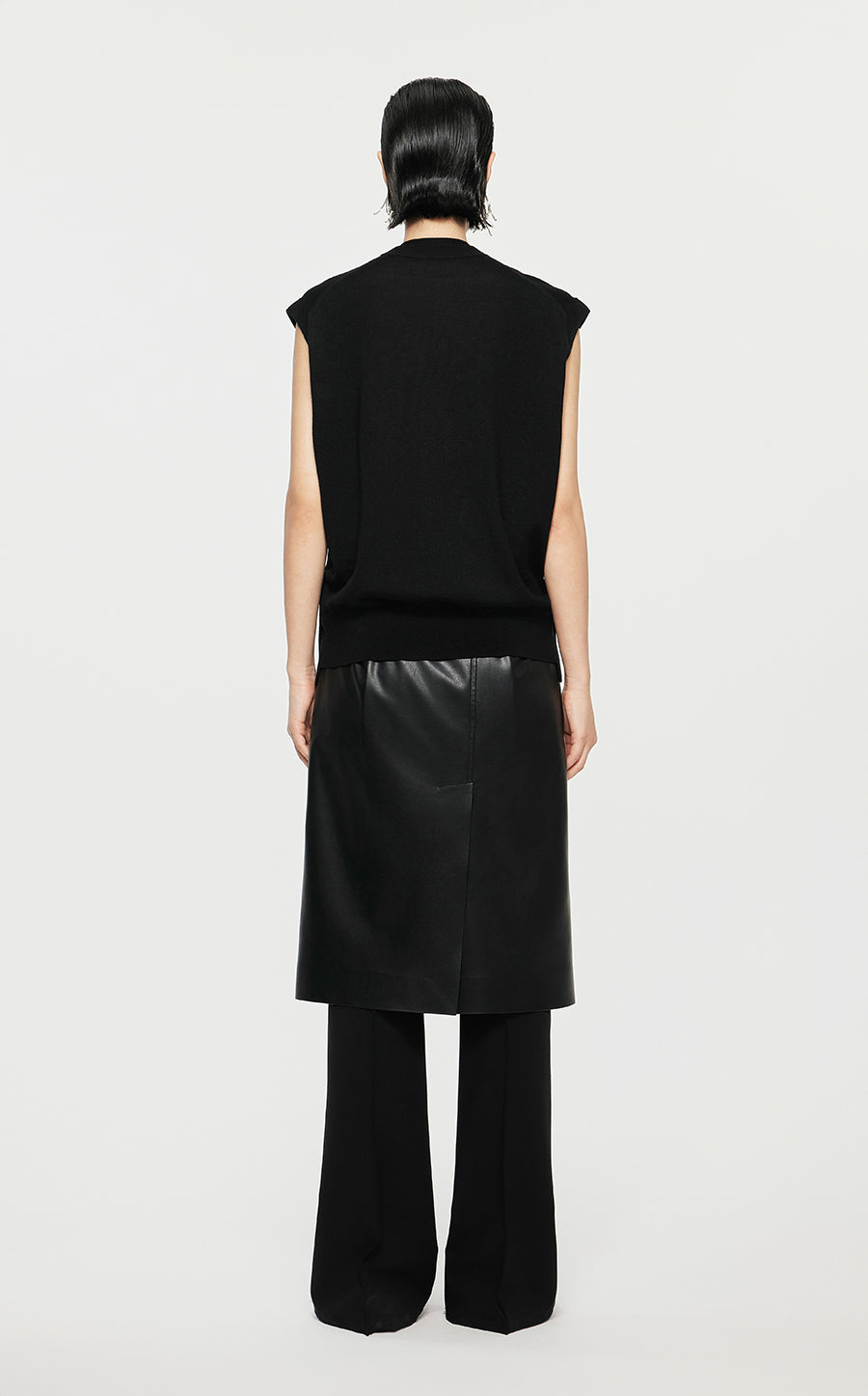 Vest/JNBY Collarless Thin Knit Vest
