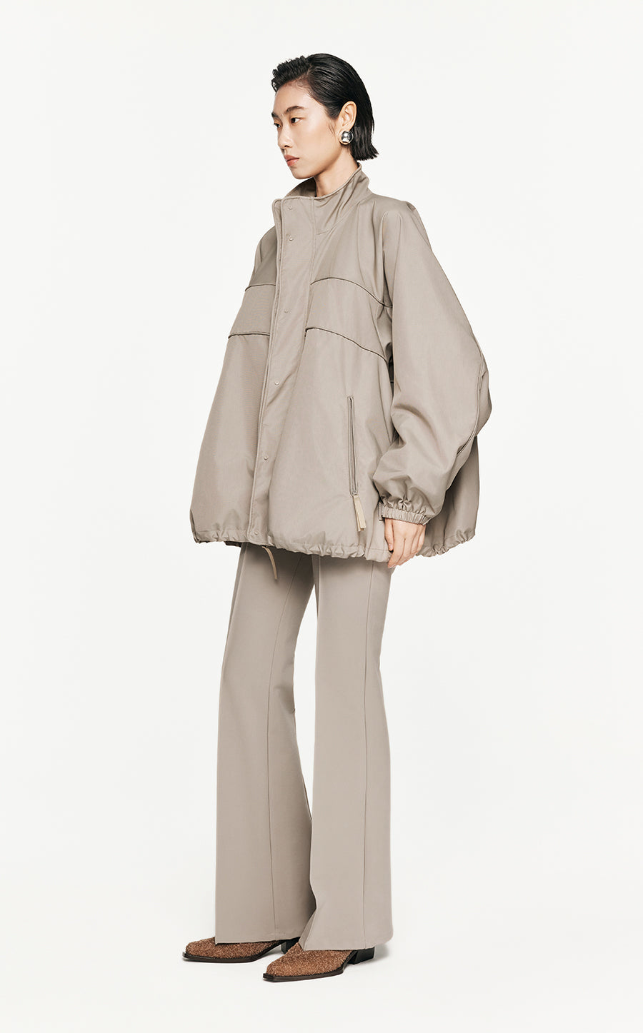 Jacket/JNBY Drawstring Aluminum Wire Oversize Jacket