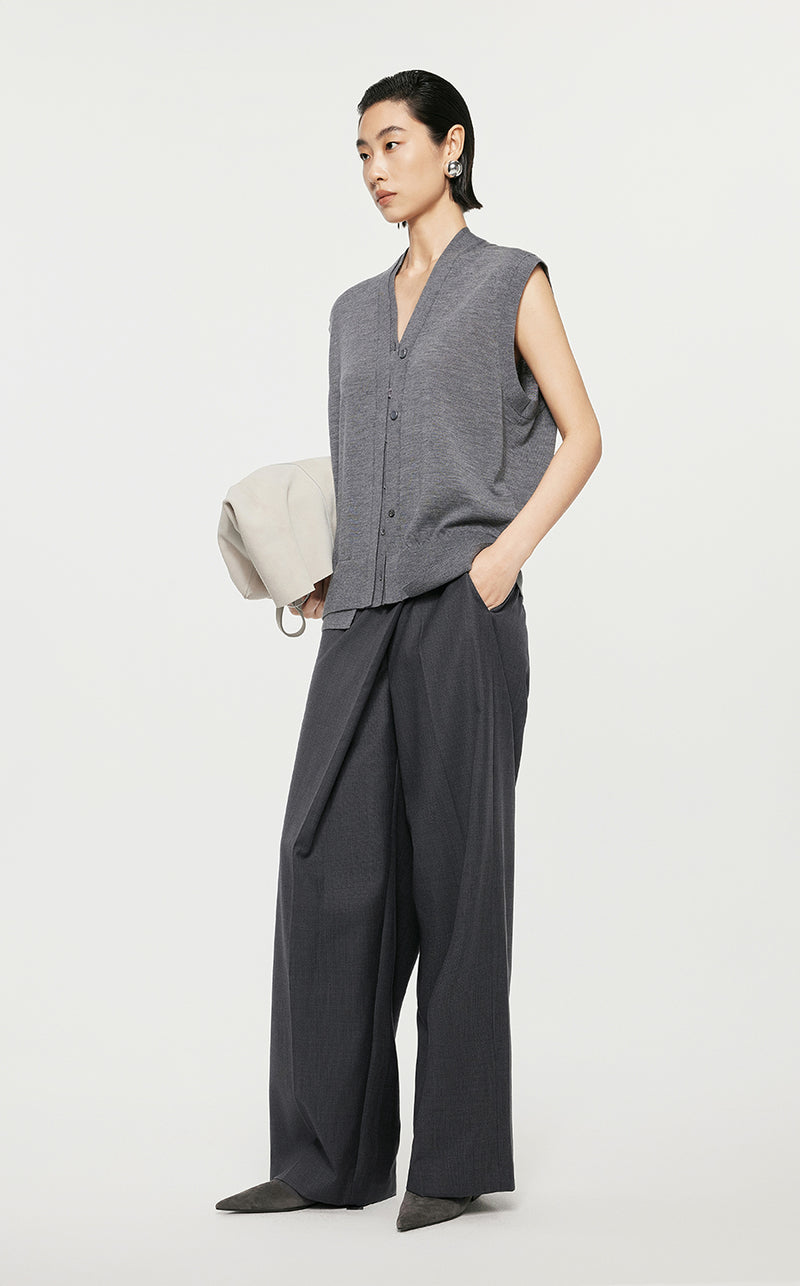 Pants/JNBY Loose Fitting Long Pants Grey