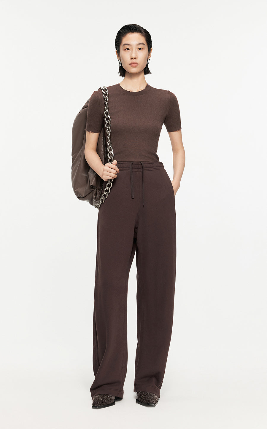 Pants/JNBY Ovelength Denim Pants Brown