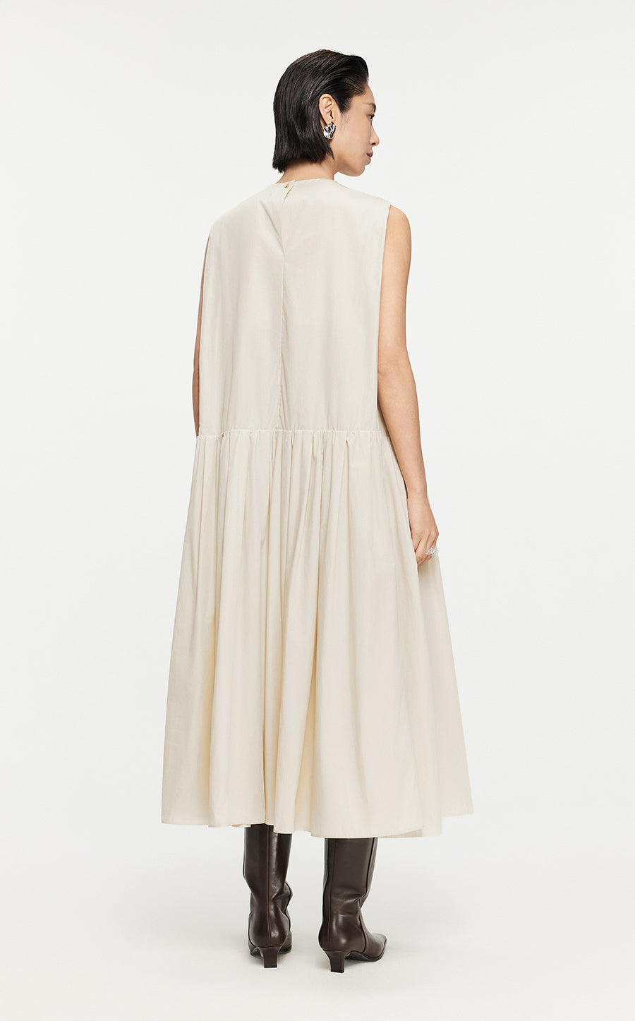 Dresses/JNBY A-line Mid Slit Sleeveless Dresses