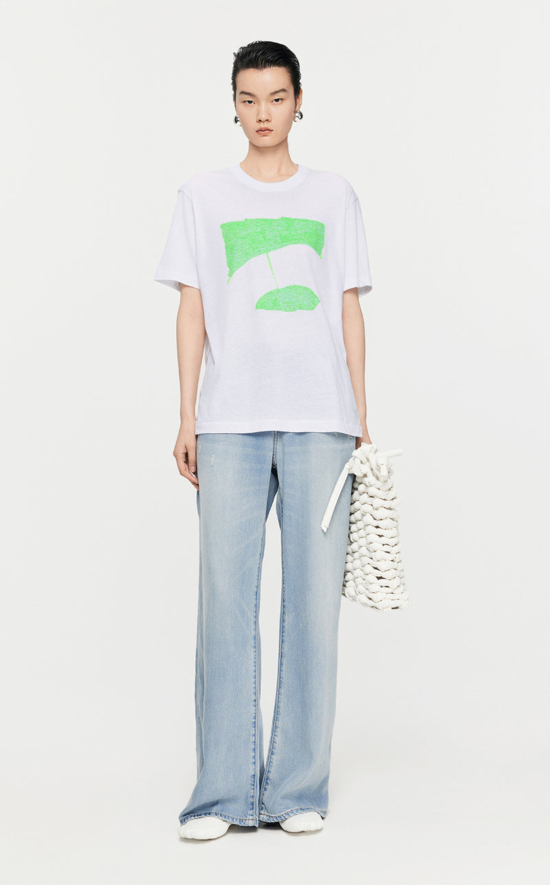 T-Shirt/JNBY Loose Fitting Short-sleeved T-Shirt White