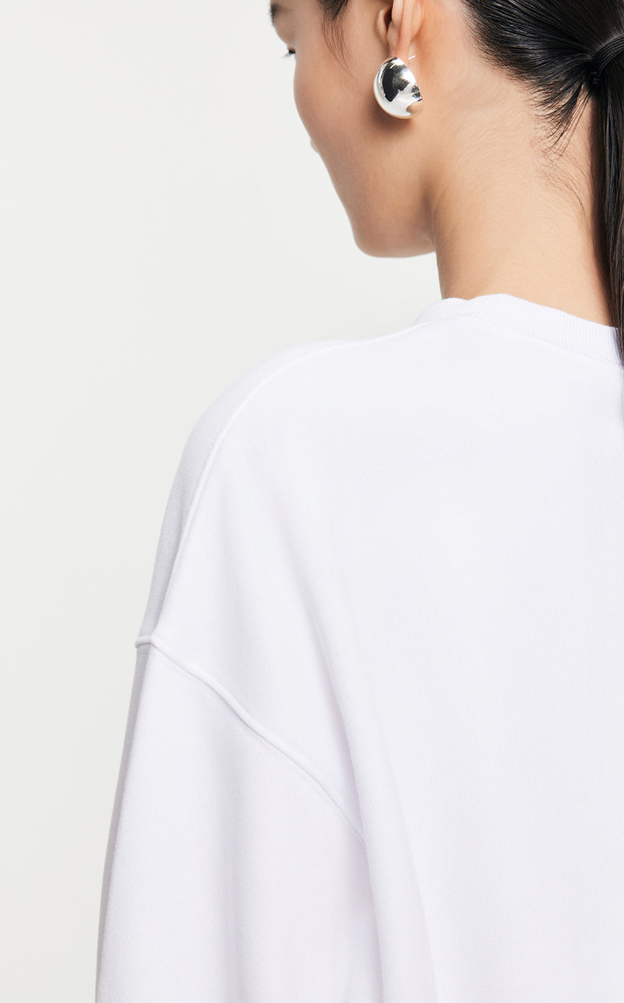 Sweatshirt / JNBY Loose Fitting Micro Elastic sweatshirt