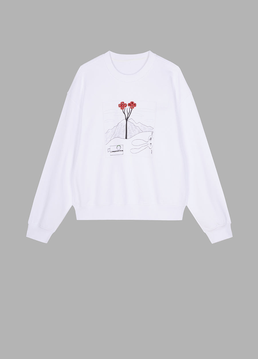 Sweatshirt / JNBY Loose Fitting Micro Elastic sweatshirt