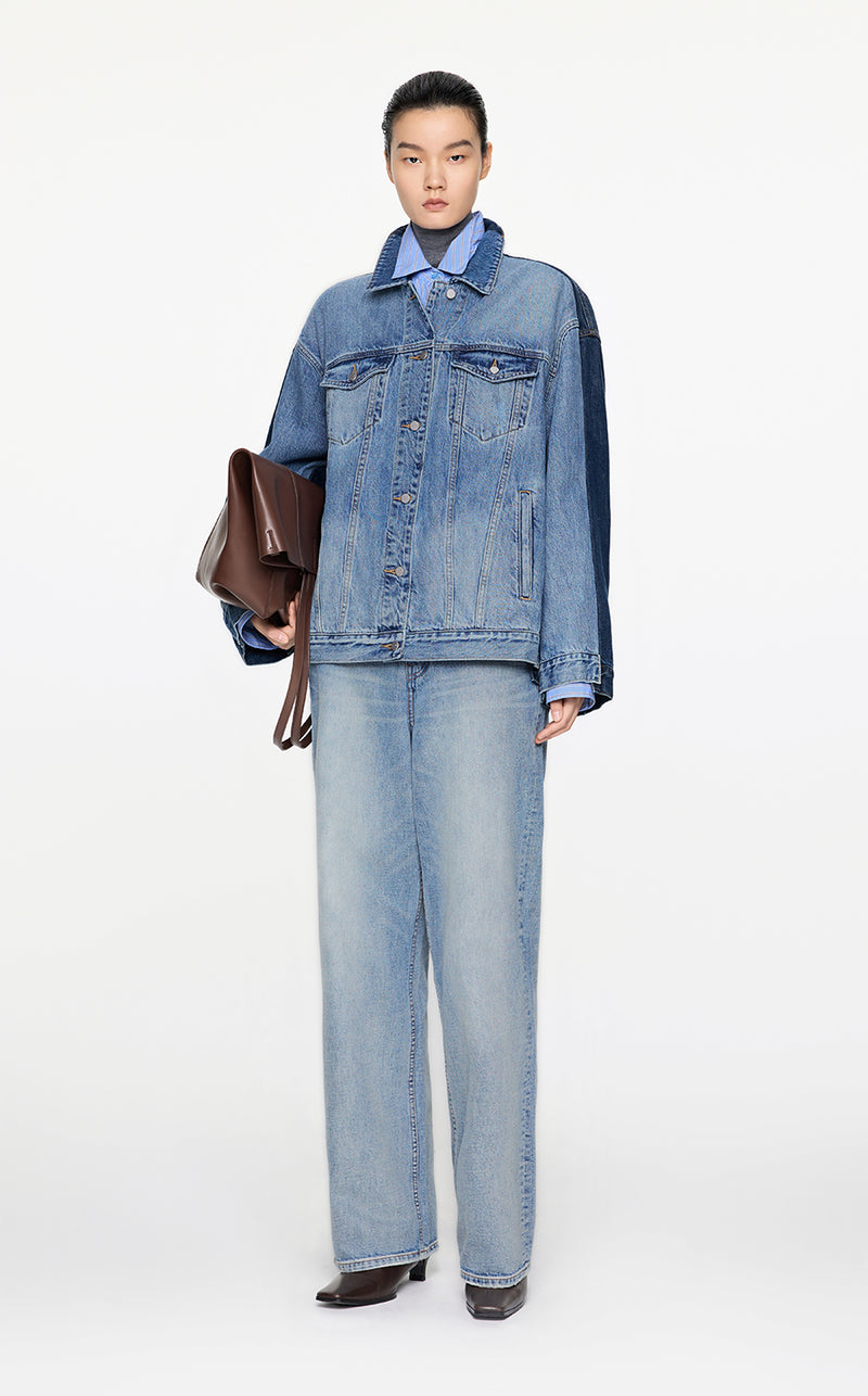 Coat/JNBY Oversize Denim Coat Blue