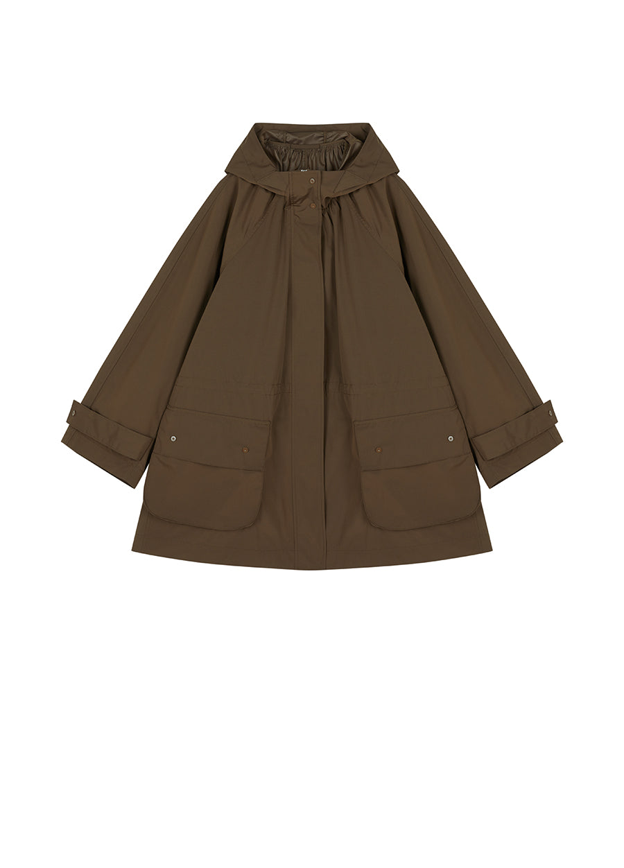 Coat/JNBY Oversize Raglan Midi Coat