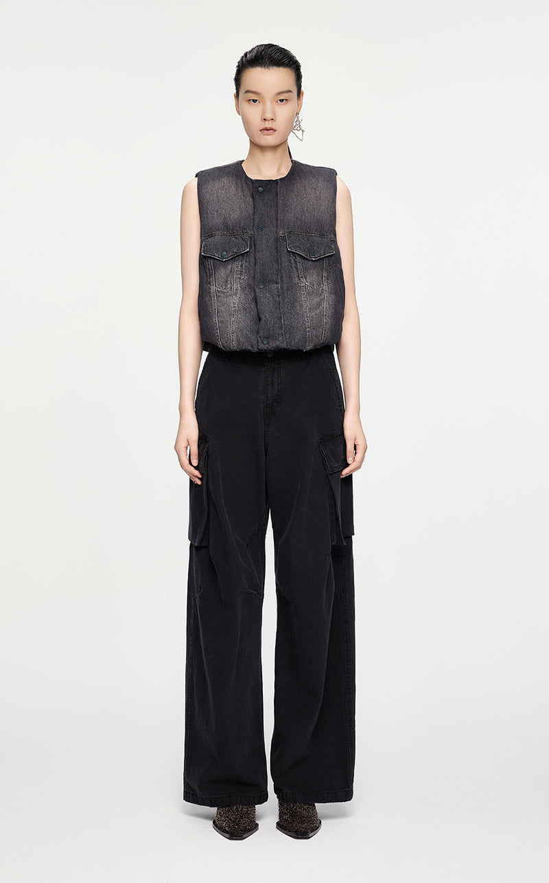 Vest / JNBY O-shape Down Vest Blue
