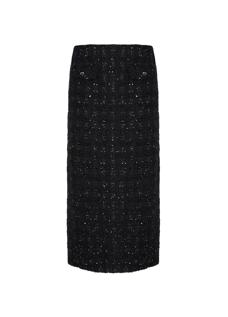 Skirt / JNBY Jacquard H-shaped Long Waist Skirt