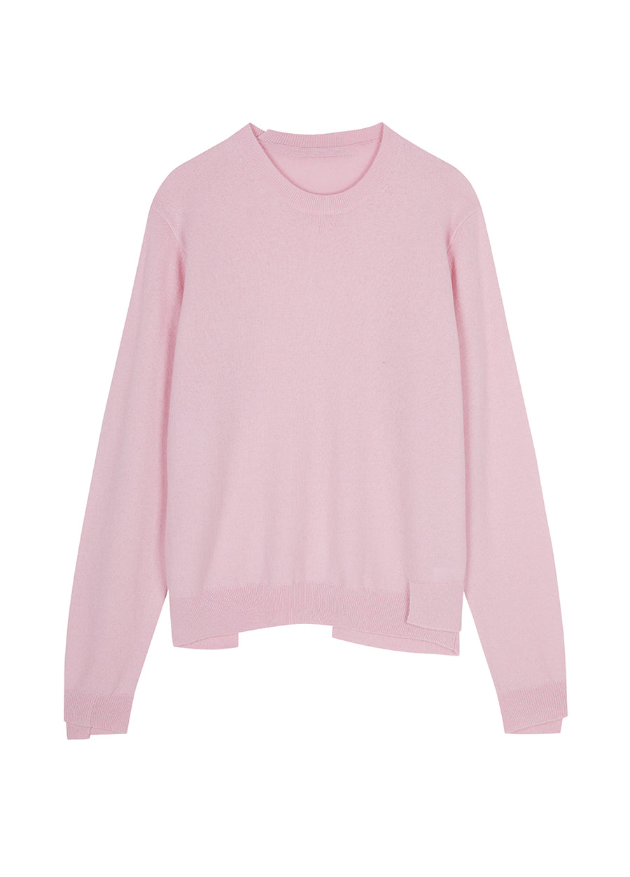Sweater / JNBY Asymmetrical Wool & Yak Sweater