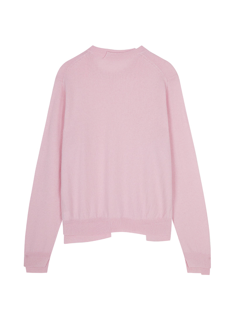 Sweater / JNBY Asymmetrical Wool & Yak Sweater