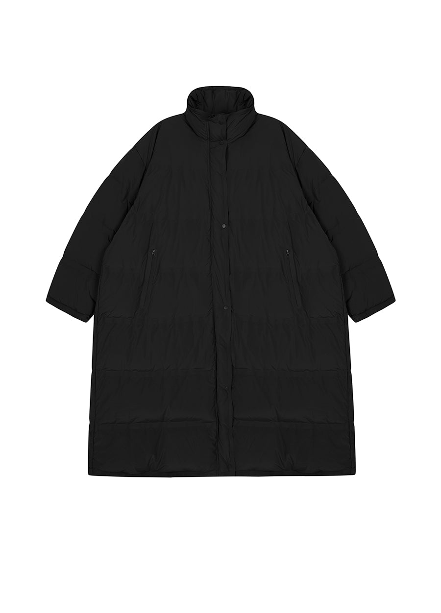 Coat / JNBY High-Density Oversized Long Down Coat Black
