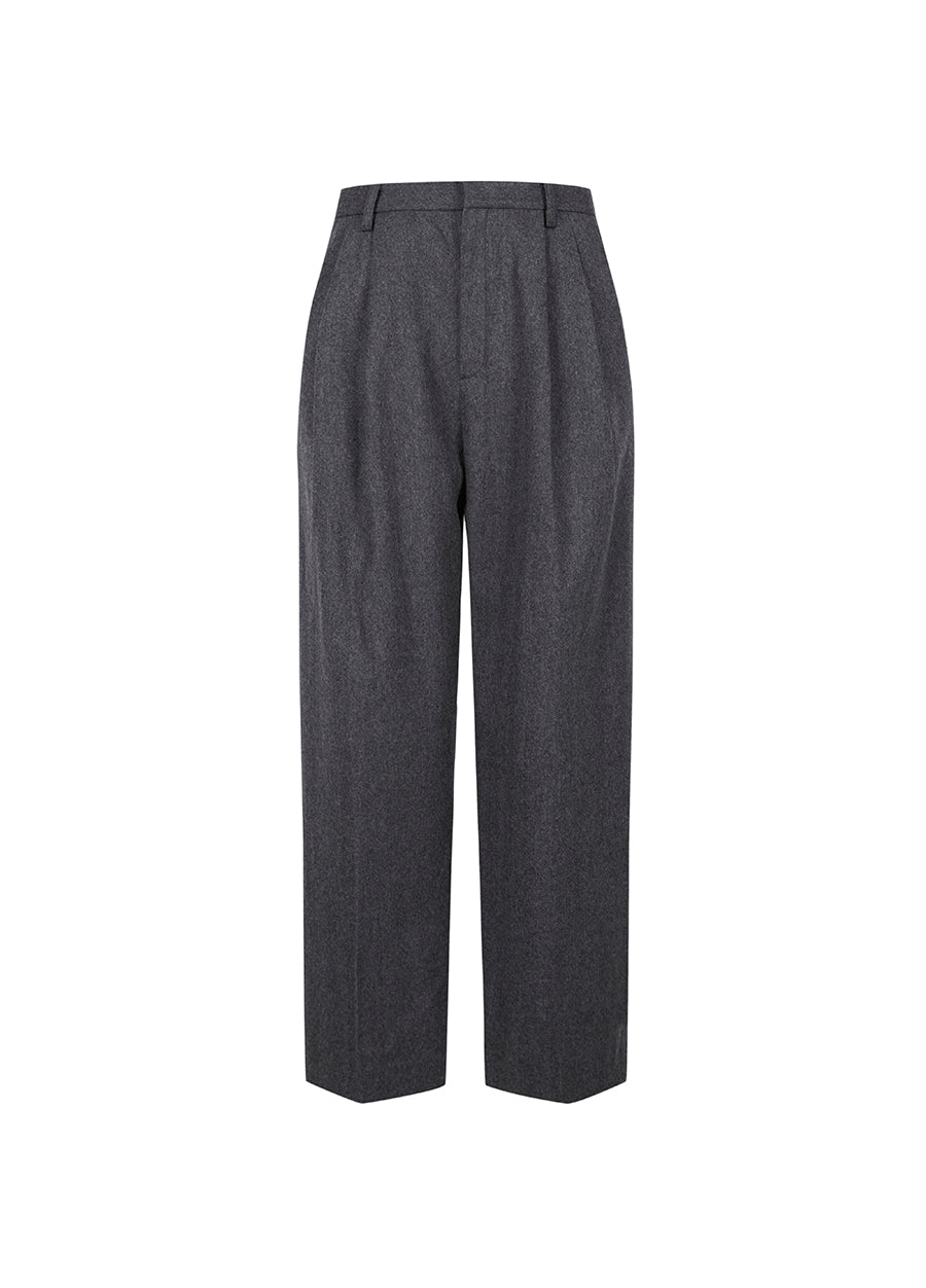 Pants / JNBY Modern Tailored Straight Trousers Grey