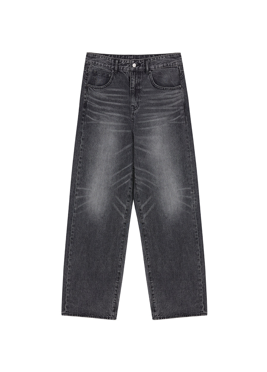 Pants / JNBY Eco-Friendly Straight Washed Jeans Grey