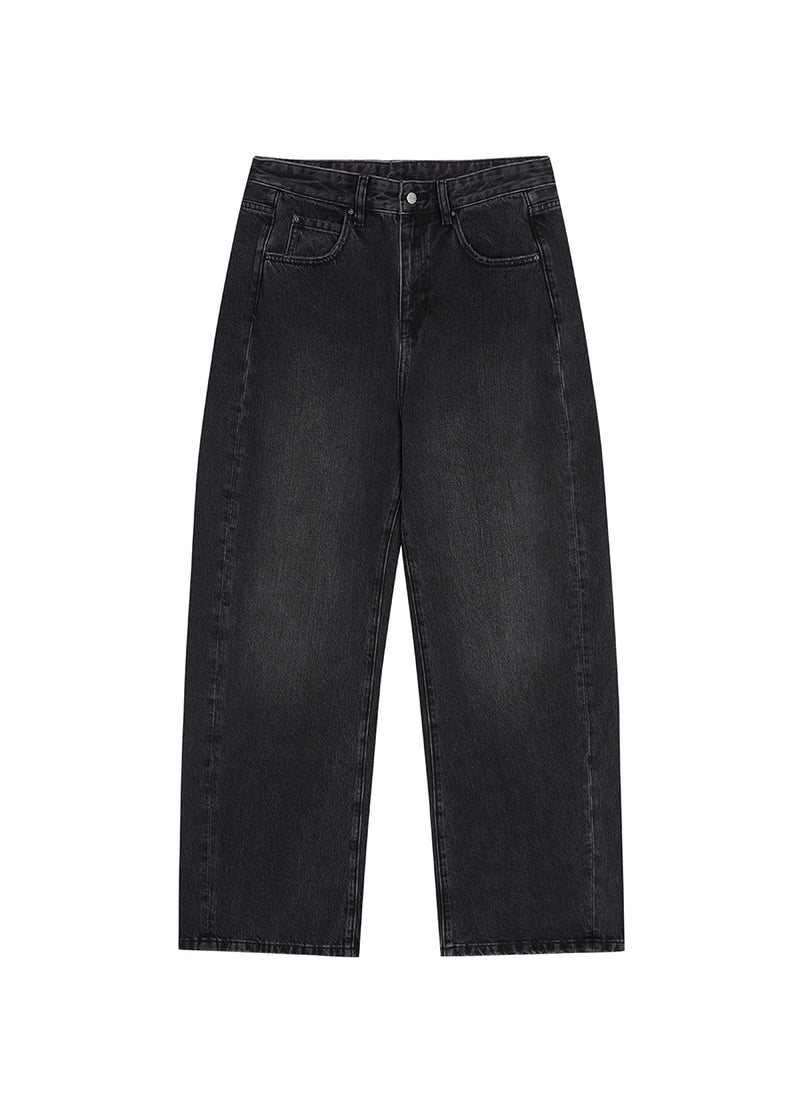 Pants / JNBY Washed Denim Cotton Jeans