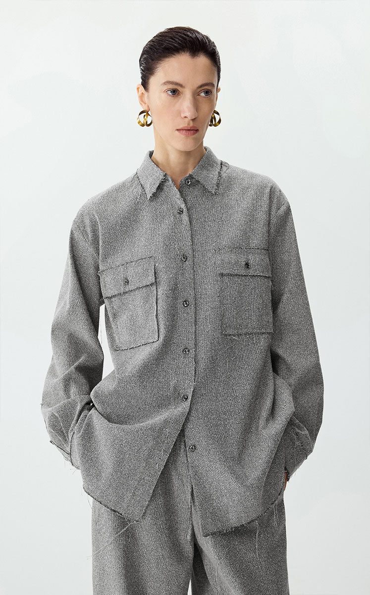 Shirt / JNBY Oversized Blended Shirt