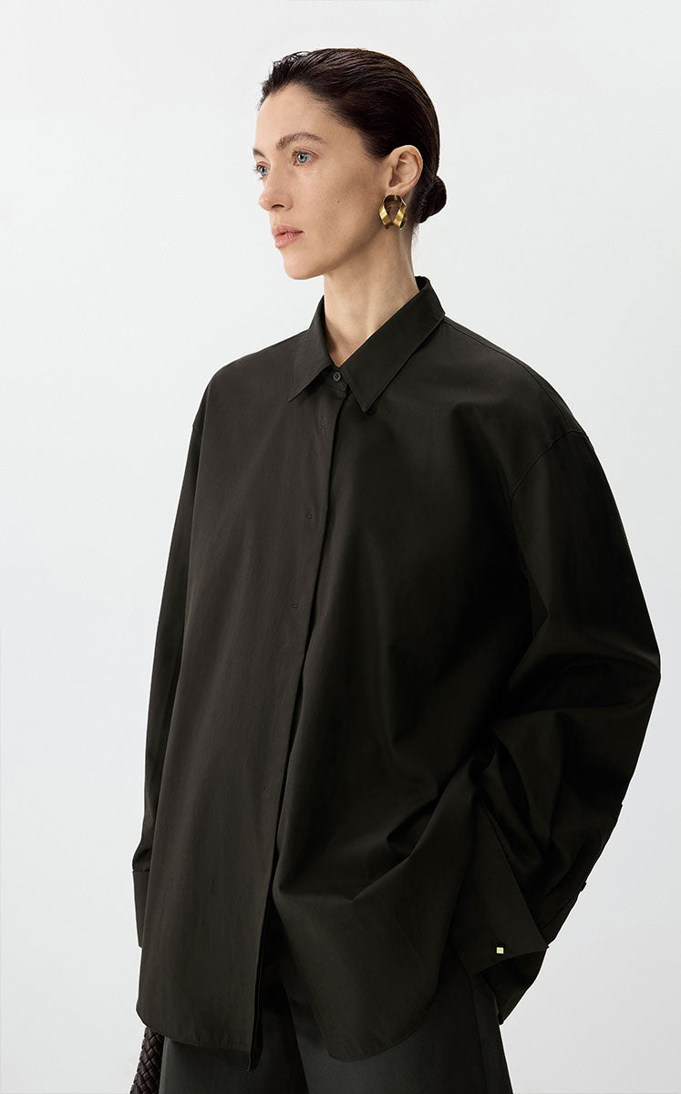Shirt / JNBY Oversized Cotton Shirt