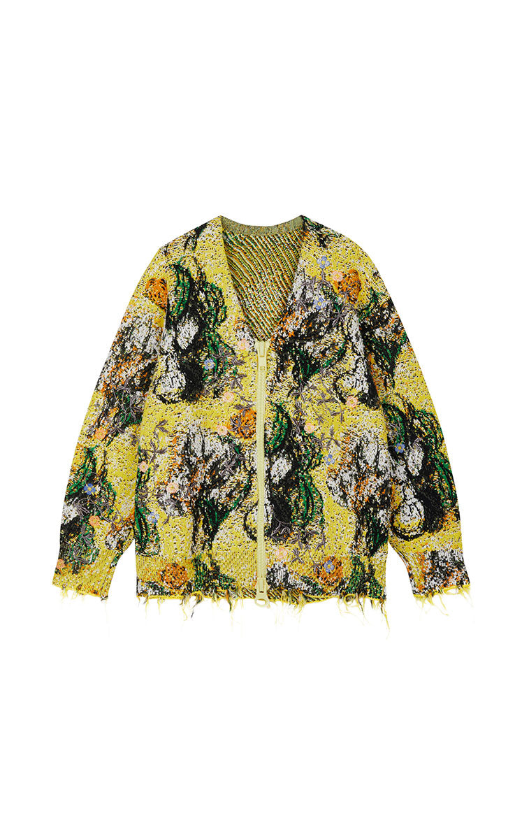 Sweater / JNBY Floral Dream Knit Cardigan