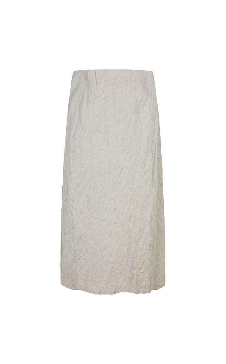 Skirt / JNBY Textured Long Pleated Hybrid Skirt
