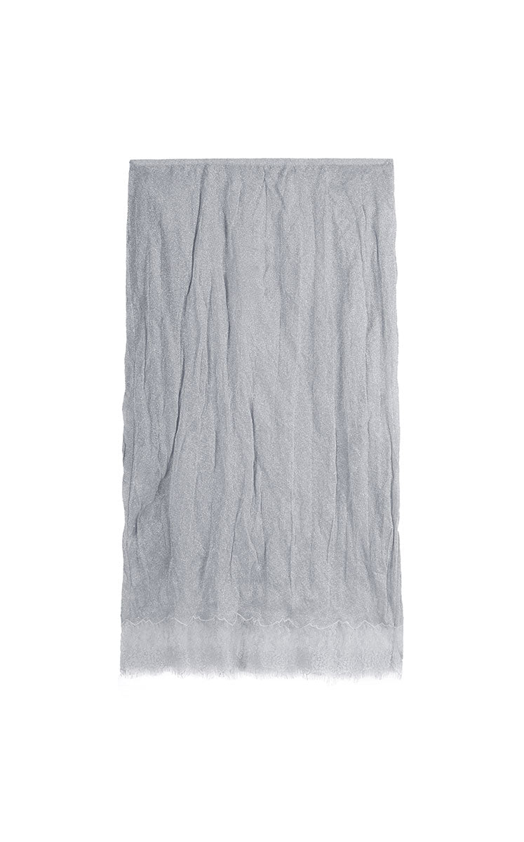Skirt / JNBY Metallic Hybrid Midi Skirt