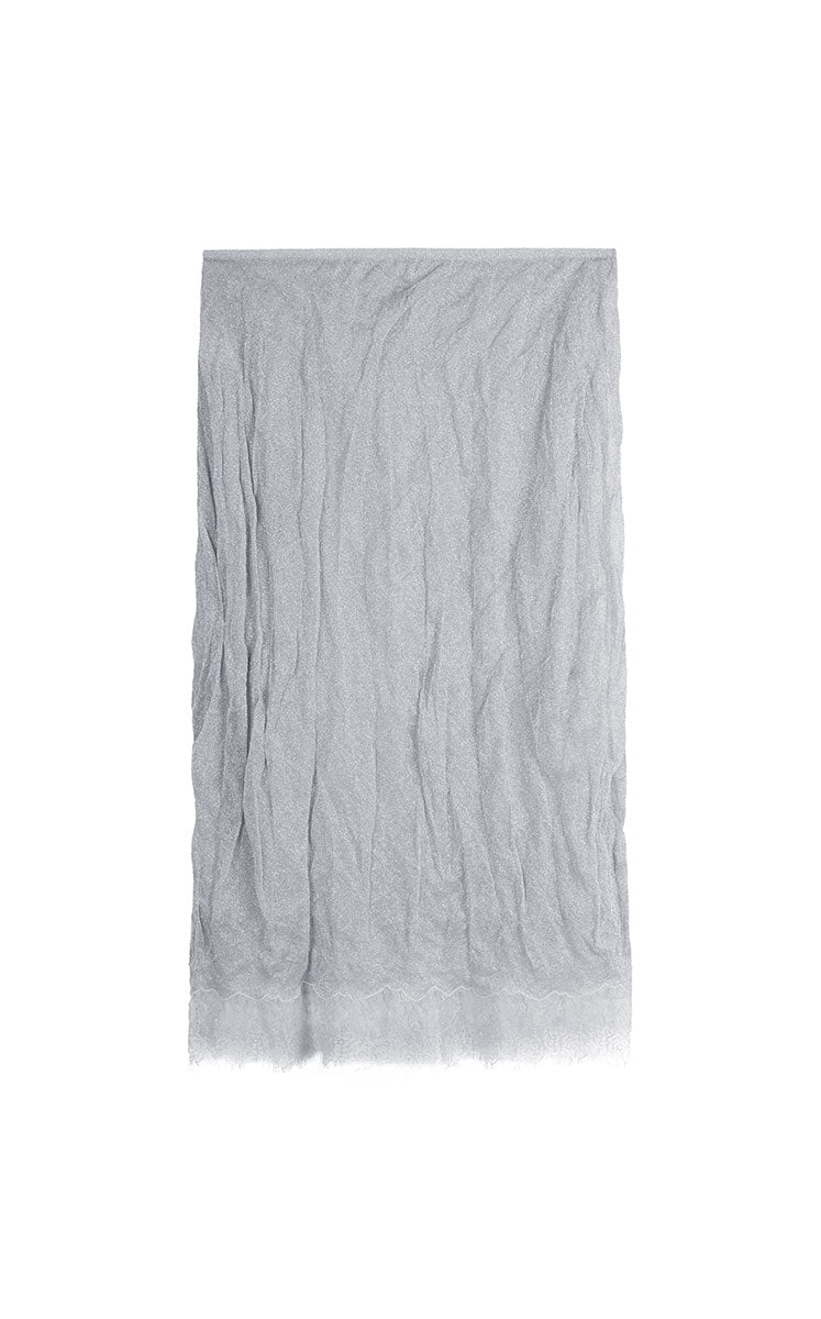 Skirt / JNBY Metallic Hybrid Midi Skirt