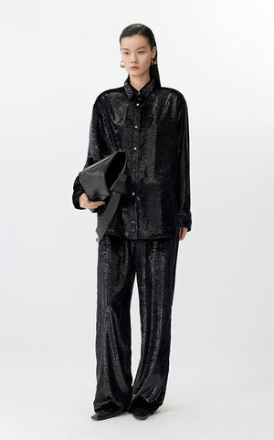 Pants / JNBY Straight-Leg Drawstring Trousers