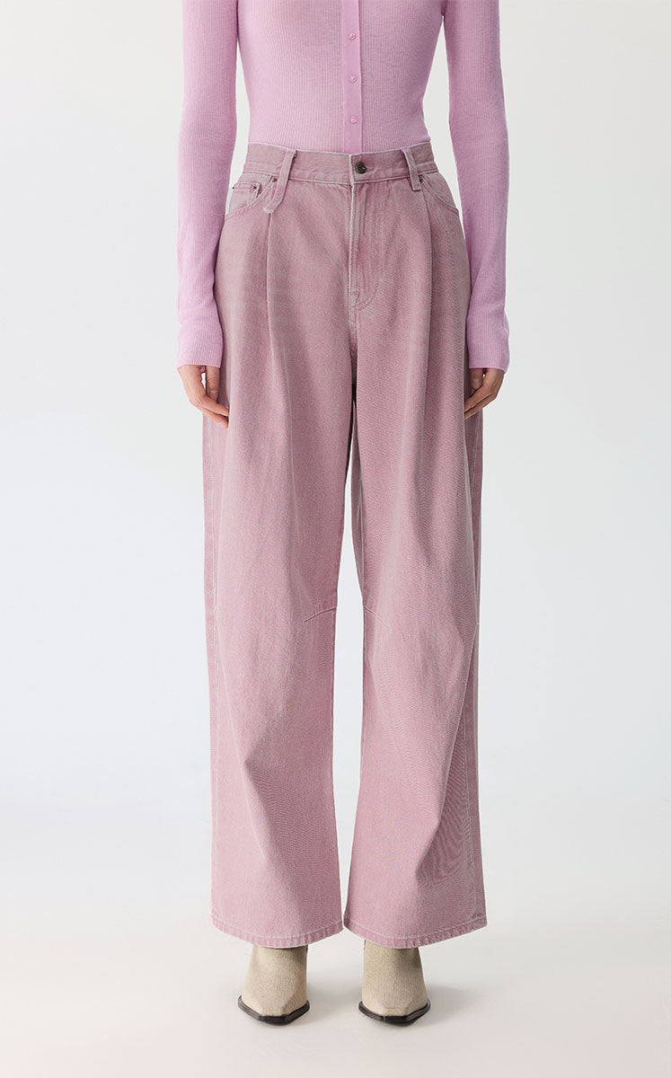 Pants / JNBY Straight-Leg Cuffed Denim Jeans