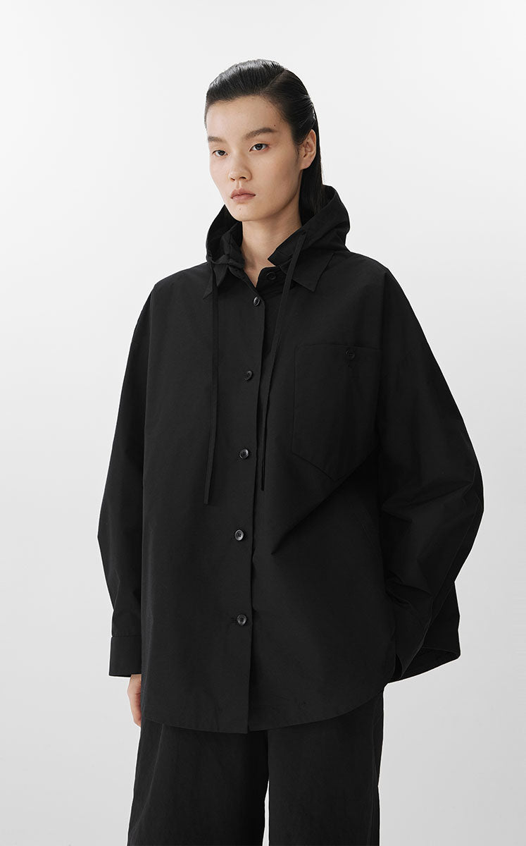 Shirt / JNBY Oversized Recycled Nylon Shirt