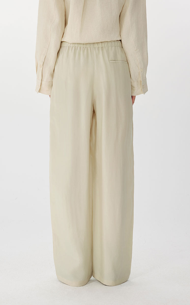 Pants / JNBY Sustainable Wide-Leg Satin Pants