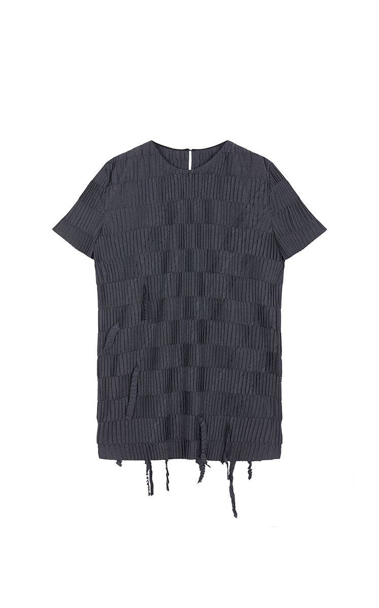 Dress / JNBY Urban Pleated Mini Dress