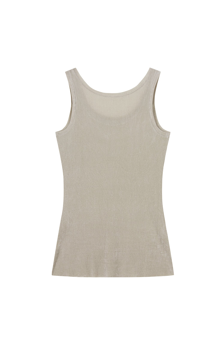 Vest / JNBY Sheer Velvet Mesh Tank