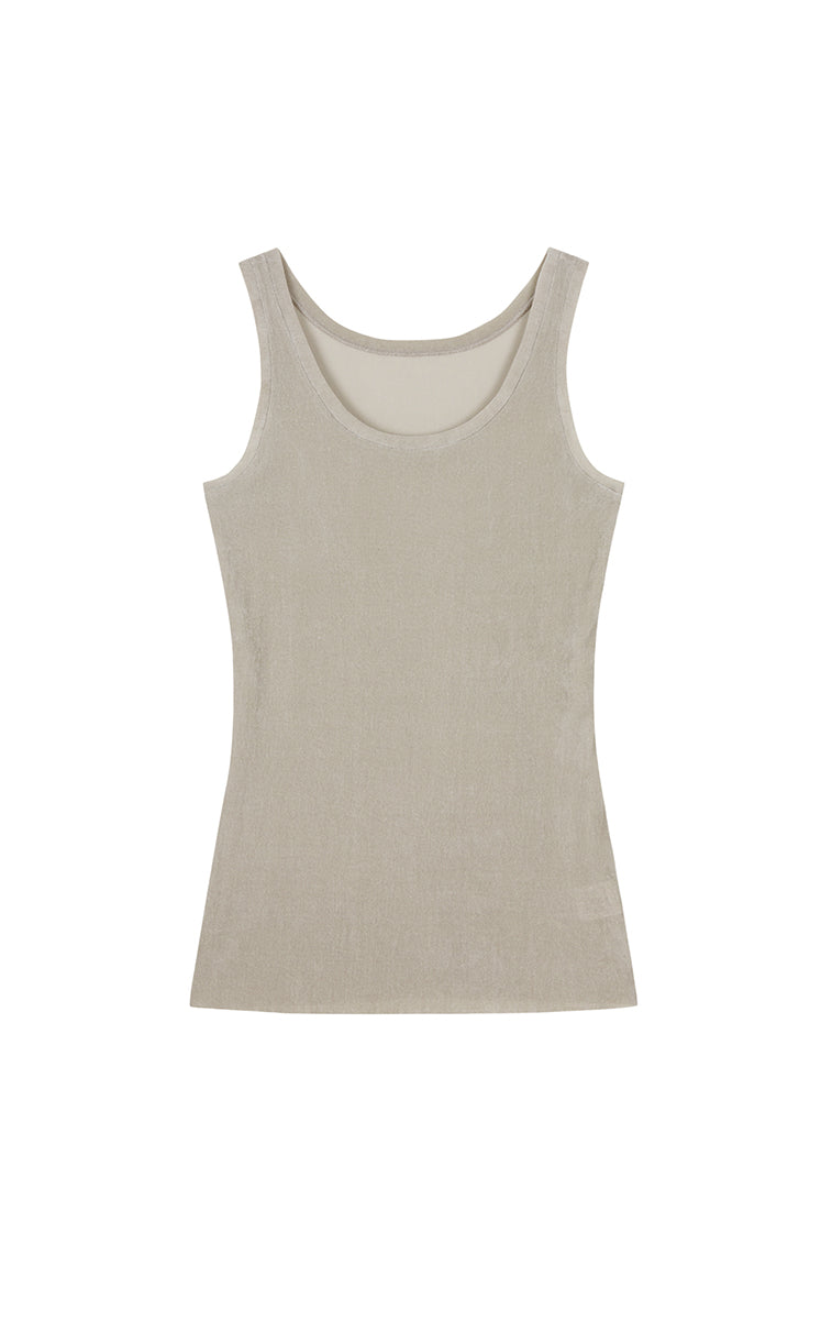 Vest / JNBY Sheer Velvet Mesh Tank