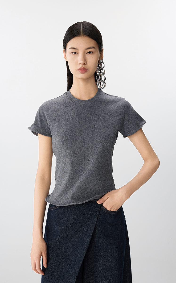 T-shirt / JNBY Twisted Detail Cotton Tee
