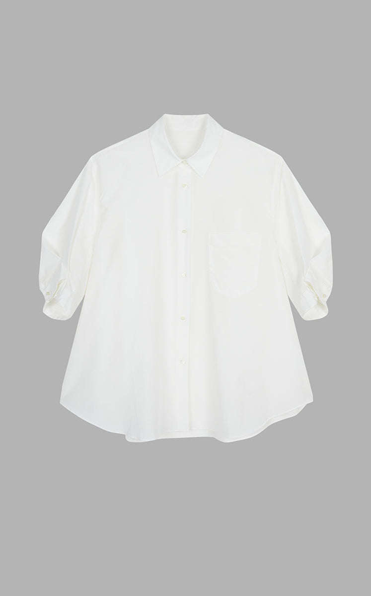 Shirt / JNBY Oversized Cotton-Silk Shirt