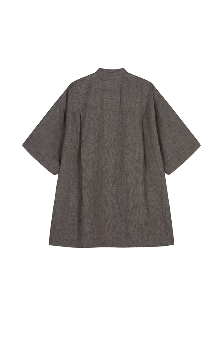 Shirt / JNBY Oversized Linen Short Sleeve Top