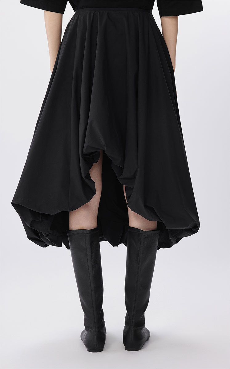 Skirt / JNBY A-Line Cotton Blend Maxi Skirt