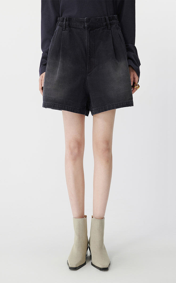 Shorts / JNBY Wide-Leg Denim Black