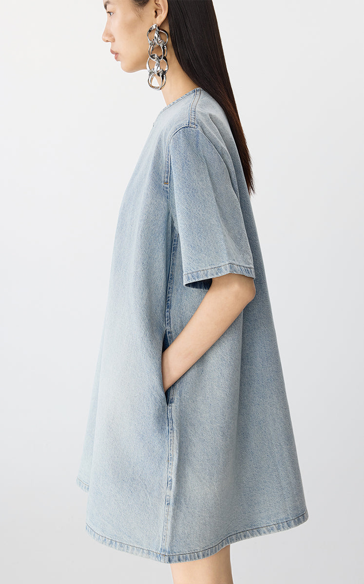 Dress / JNBY A-Line Short Sleeve Dress