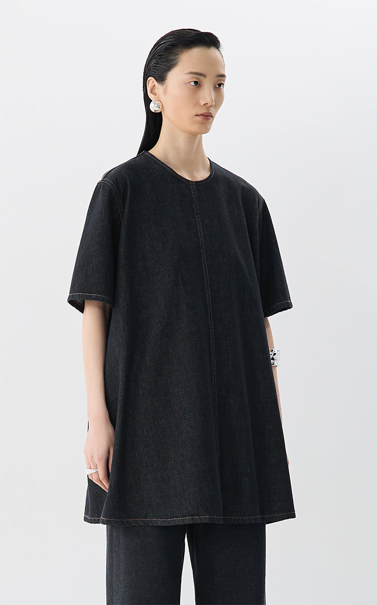 Dress / JNBY A-Line Short Sleeve Dress