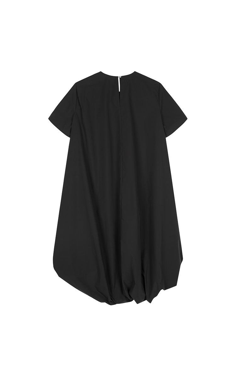 Dress / JNBY A-Line Pleated Cotton Blend Dress