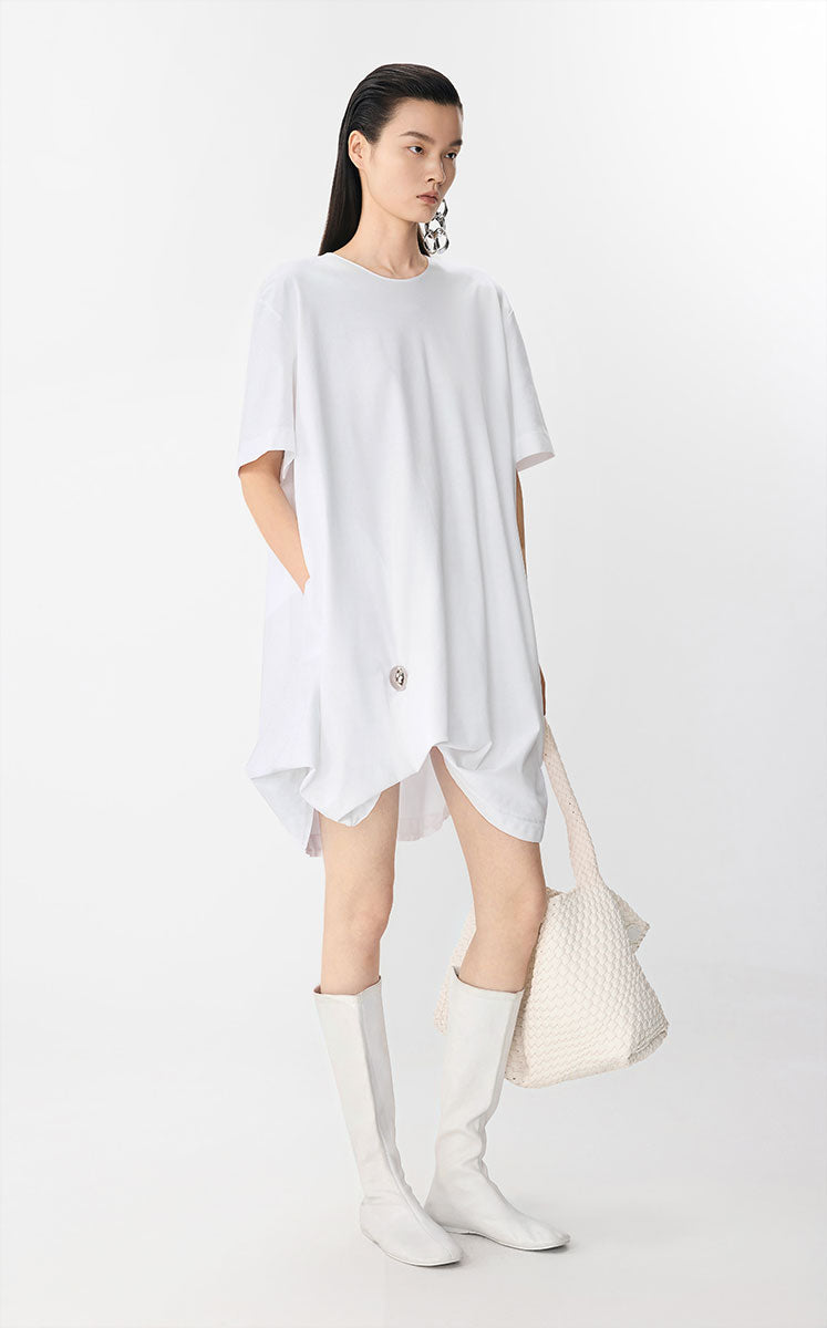 Dress / JNBY Roma Knit Bubble Hem Dress