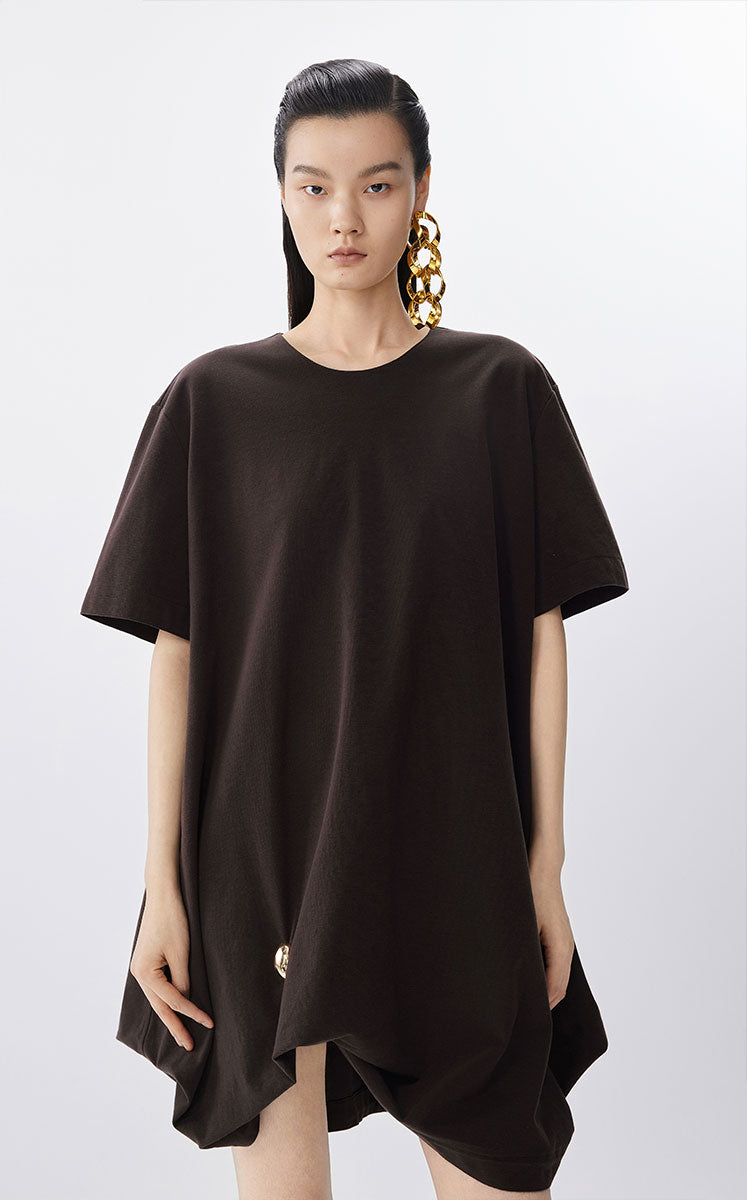 Dress / JNBY Roma Knit Bubble Hem Dress