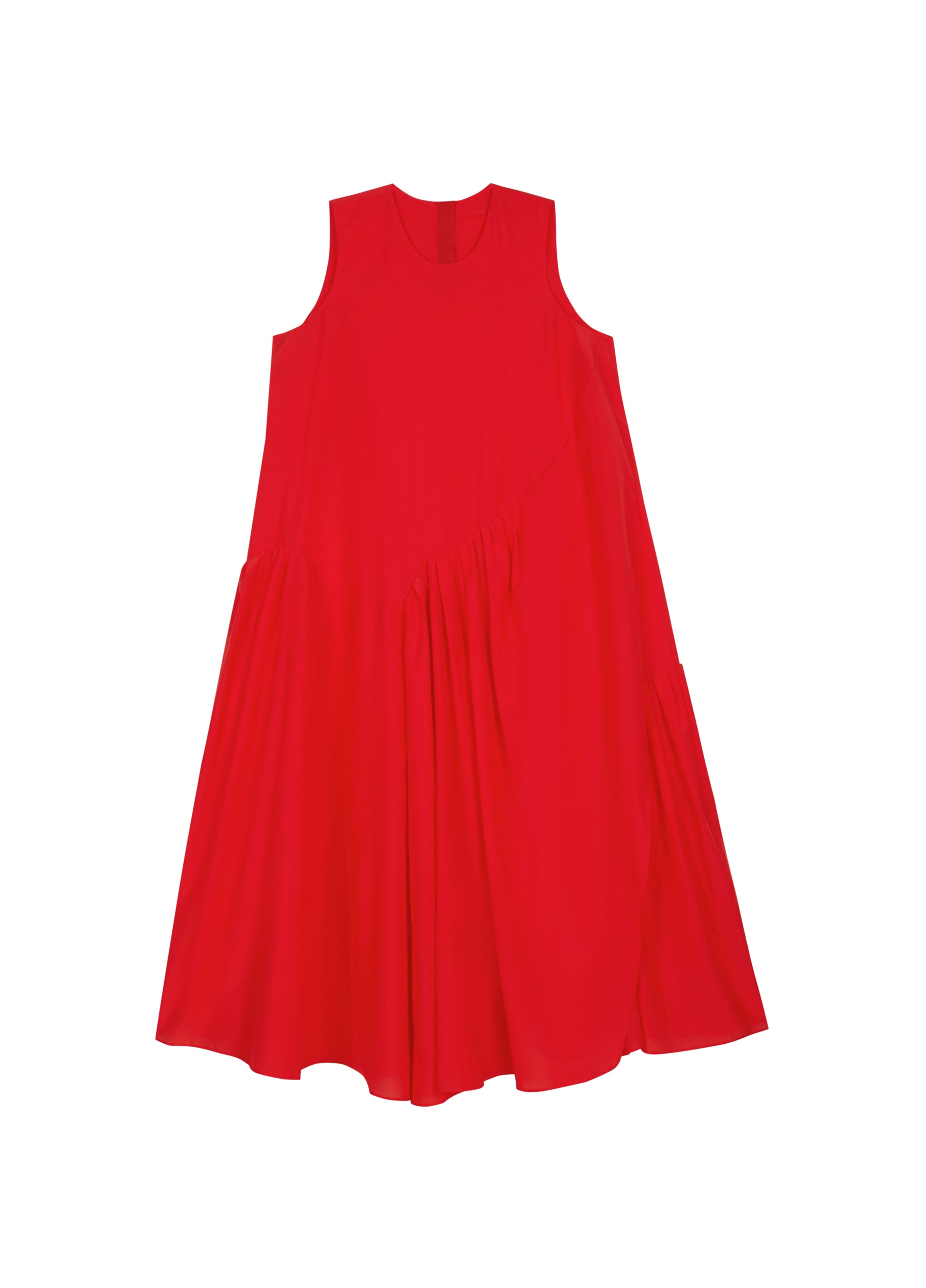 Dress / JNBY Sleeveless A-Line Cotton-Silk Dress