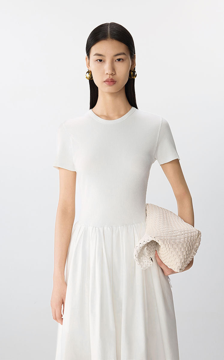 Dress / JNBY X-Line Short Sleeve Dress